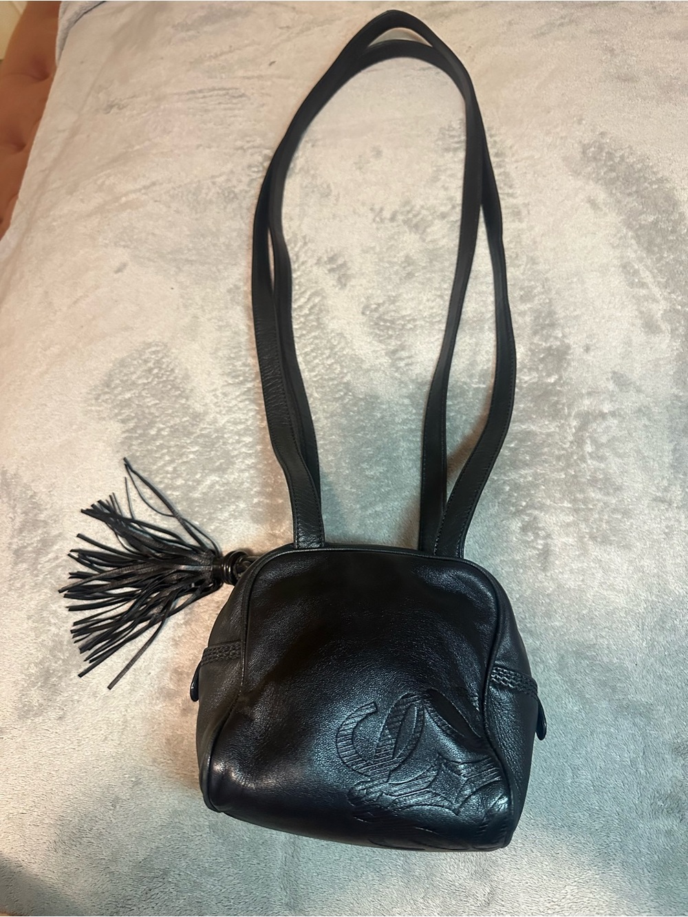 black nappa leather Loewe shoulder bag